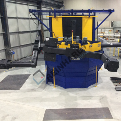 4 arm biaxial roto molding machine manufacturers Index Shuttle